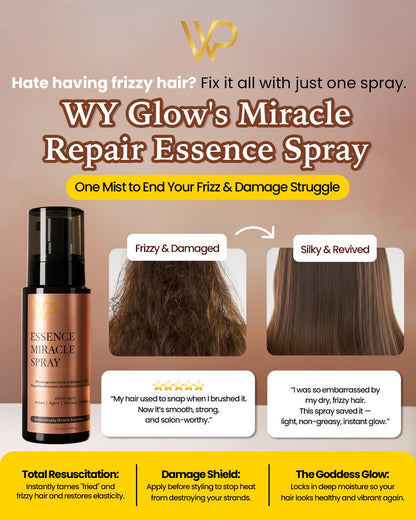 Hair Serum Spray for Dry & Frizzy Hair | WP Miracle Essence | Instant Repair, Shine & Heat Protection (120 ml)