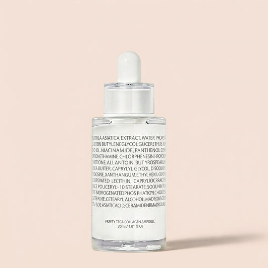 Freety Lab Teca Collagen Ampoule 30 ml – Deep Repair & Firming Serum with Centella & Nano Collagen