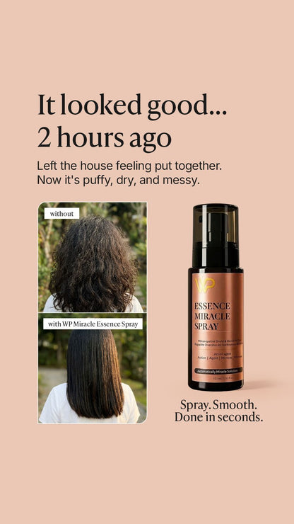 Hair Serum Spray for Dry & Frizzy Hair | WP Miracle Essence | Instant Repair, Shine & Heat Protection (120 ml)