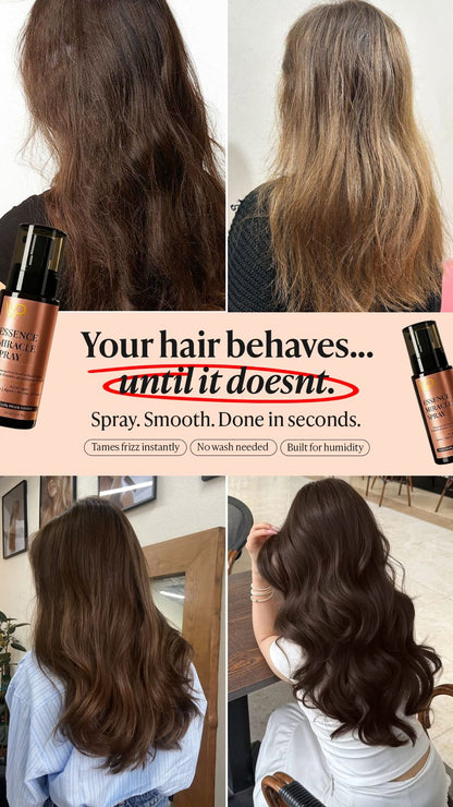 Hair Serum Spray for Dry & Frizzy Hair | WP Miracle Essence | Instant Repair, Shine & Heat Protection (120 ml)