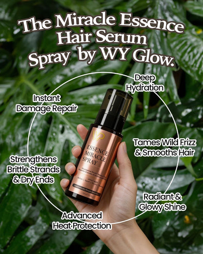Hair Serum Spray for Dry & Frizzy Hair | WP Miracle Essence | Instant Repair, Shine & Heat Protection (120 ml)